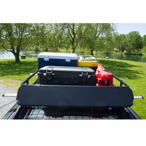 <span class=keywords><strong>Porte</strong></span>-bagages de toit universel noir en alliage d'aluminium avec pare-brise <span class=keywords><strong>avant</strong></span>, capacité 100 kg, panier de toit et <span class=keywords><strong>porte</strong></span>-bagages pour voiture - Product Image 3
