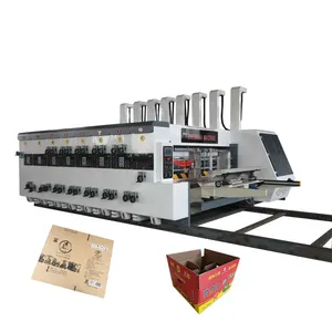 골판지 Flexo 인쇄 기계 판지 인쇄 슬롯 다이 커팅 기계