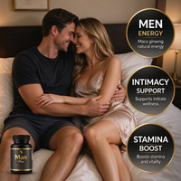 Complément Alimentaire Énergisant pour Hommes : Formule Herbal Maca et Ginseng, Capsules OEM Marque Blanche