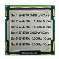 Procesador CPU de Escritorio Intel Core i7 4770 4790 4770k 4770s 4790s 4790k de Cuatro Núcleos LGA 1150 Totalmente Probado