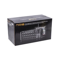 Mélangeur audio numérique portable MR12 12 canaux 12 bus Style mini pour une utilisation sur scène Nouvelle arrivée avec contrôle d'application USB Matériau métallique