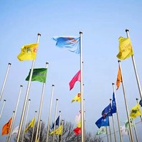 Usine chinoise Offre Spéciale Prix bon marché Drapeau national extérieur en polyester de style américain