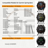 Pegas Baja Tahan Karat 304 Grosir untuk Garmin, Tebal 2.3mm, Panjang 26mm, 1000pcs Per Kemasan