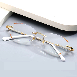 <span class=keywords><strong>Lunettes</strong></span> <span class=keywords><strong>de</strong></span> lecture portables et réutilisables pour femmes, à monture métallique, anti-lumière bleue, pour presbytes – Meilleures ventes à prix abordable - Product Image 2