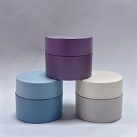 Pot en plastique cosmétique pour emballage de crème pour le corps pot de crème pot de petg avec cuillère