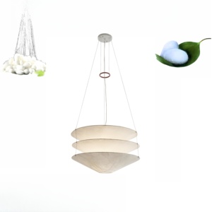 Silk Cone Pendant Light, Modern <strong>Office</strong> <strong>Lighting</strong> <strong>Fixture</strong> on Sale - Product Image 1