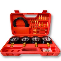 Manomètre de synchronisation de carburateur pour moto à quatre cylindres, kit d'outils de test de synchronisation de carburateur