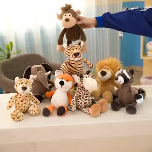 CustomPlushMaker ของเล่นสัตว์ป่าขายส่ง ของเล่นตุ๊กตาสัตว์สั่งทำ ของเล่นตุ๊กตาขนนุ่มน่ารัก ตุ๊กตาสัตว์ขนนุ่ม ฟ็อกซ์ แรคคูน ช้าง - Product Image 5