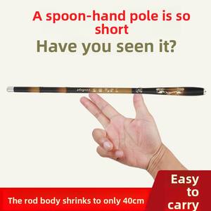 Petit Ultra Léger Moyen Dur 2.1m Carbone Action RAPIDE <span class=keywords><strong>Carpe</strong></span> Cible <span class=keywords><strong>Ensemble</strong></span> De Canne À Pêche Pour Enfants Poche Réglable Conception Portable - Product Image 4