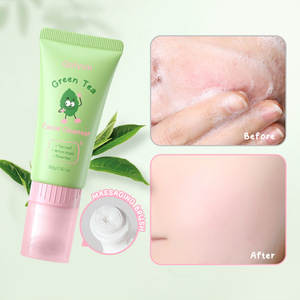Nettoyant visage au thé vert QUIYUM 80g Hydratant et nettoyant en profondeur pour peaux grasses - Product Image 4