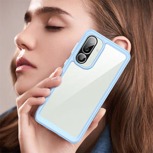 Antichoc Anti-chute Coloré TPU Pare-chocs Clair Acrylique Dur Transparent Espace Téléphone Cas pour <span class=keywords><strong>Samsung</strong></span> Galaxy M56 F36 F56 - Product Image 6