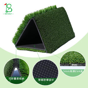 Tapete de Golf Plegable 3 en 1 Ser Golf, 63.5cm X 40.5cm, Tapete de Práctica de Golf con Orificio para Pelota - Product Image 2