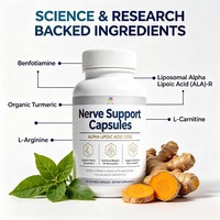 Capsules de soutien nerveux : Complément pour la santé des nerfs, la neuropathie périphérique, la gestion antioxydante et énergétique
