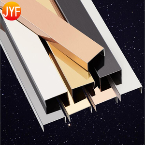 ZZ5403 Custom 316 Decorative Metal Ceramic Tile <strong>Edging</strong> Stainless Steel Tile Trim <strong>for</strong> <strong>Floor</strong> - Product Image 1