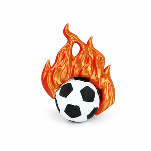 Pallone da Calcio 2026 Flame 5cm - Merchandising da Collezione per Eventi Sportivi e Tifosi - Product Image 2