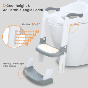 Siège pliant pour bébé CF Kids avec protection anti-éclaboussures et coussin antidérapant, siège d'apprentissage de la propreté, marchepied pour tout-petit, housse de siège de toilette pour l'apprentissage de la propreté - Product Image 4