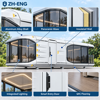 Cabane de glamping portable de style sud-ouest ZH-ENG P7 avec garantie d'un an pour les centres de villégiature, les parcs de vacances et les campings pittoresques