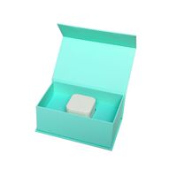 Boîte cadeau personnalisée en papier spécial avec gaufrage et finition UV, couvercle Ciel et Terre, design rectangulaire, emballage pour anniversaire et fêtes