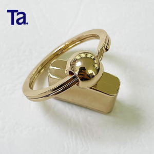 TANAI Usine En Gros Mode 17mm Porte-clés Chaînes Porte-clés En Métal Accessoires Porte-clés Clip avec Vis pour Cadeaux - Product Image 4