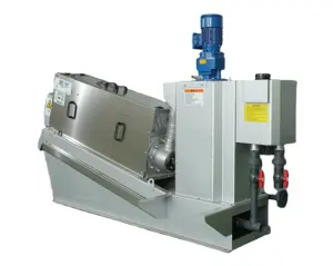 Screw Press Sludge Dewatering Machine Oil Mill Effluents Treatment Centrifuge Separator