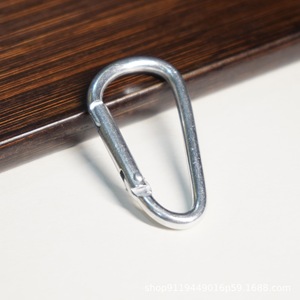 5#D Shaped 68mm*37mm 2.78in Flat Laser Quick Link Lightweight Waterproof All Seasons Snap <b>Hooks</b> Key Chain <b>Clip</b> Aluminum Bag - Product Image 5