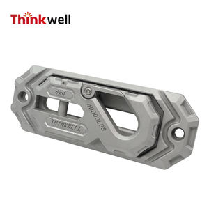 ऑफ-रोड वाहन विनच गाइड टो हुक एल्यूमीनियम रिसेस्ड विनच शॉकल किट के साथ - Product Image 3