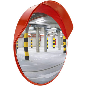 Grand miroir de circulation convexe rond de 100 cm pour la sécurité des allées et la réduction des angles morts - Product Image 1