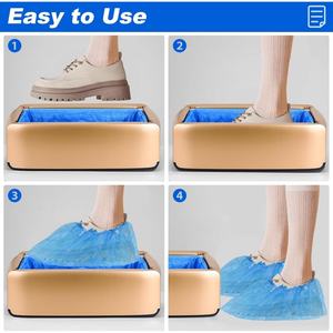 Máquina Automática Desechable para Cubrezapatos <span class=keywords><strong>de</strong></span> Plástico Dorado para Limpieza del Hogar - 100 Piezas por Paquete - Product Image 5