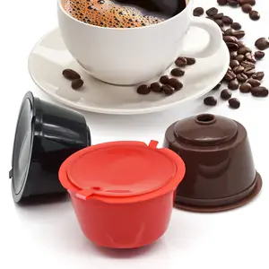 Cápsulas de café vazias plásticas reutilizáveis 200 vezes, filtro de cápsulas de café 3 unidades por lote