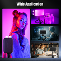 Lampe LED portable rechargeable étanche 10W pour photographie, mini lumière d'appoint RGB réglable 2500-7000K