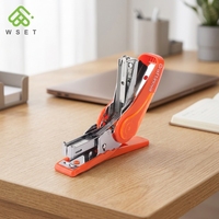 Agrafeuse manuelle Weishu Mini pour salle d'impression, confortable, robuste, durable, sans alimentation électrique, pour un travail plus facile. 10 Agrafeuses format 100