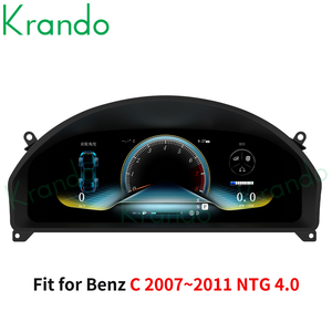 <span class=keywords><strong>Tableau</strong></span> <span class=keywords><strong>de</strong></span> <span class=keywords><strong>bord</strong></span> numérique LCD Krando 12,3 pouces <span class=keywords><strong>pour</strong></span> Mercedes-Benz Classe C NTG5.0 NTG4.0, écran numérique, mise à niveau - Product Image 3
