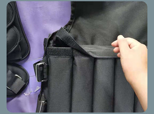 סין עשה גוף מתכוונן משוקלל אפודה רשת אפוד עבור אימון כוח ספורט הליכה ריצה - Product Image 5