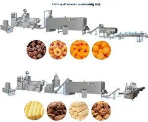 双螺杆挤出机充气食品加工生产线