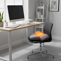Oreiller cervical chauffant à massage spécial pour le sommeil, alimenté par USB, protection du cou, massage de la colonne vertébrale, non-traumatique, compresse chauffante