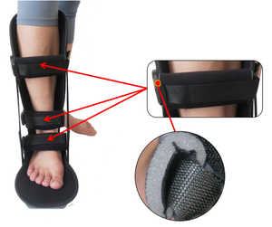 Attelle de nuit souple améliorée HKJD avec sangles réglables pour étirer la fascia plantaire et le tendon d'Achille - Product Image 6