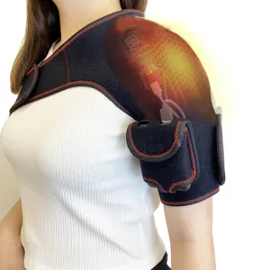 적외선 Graphene 보호자 어깨 온열 장치 유물을 가진 축축한 열 치료 어깨 패드를 위한 난방 어깨 패드