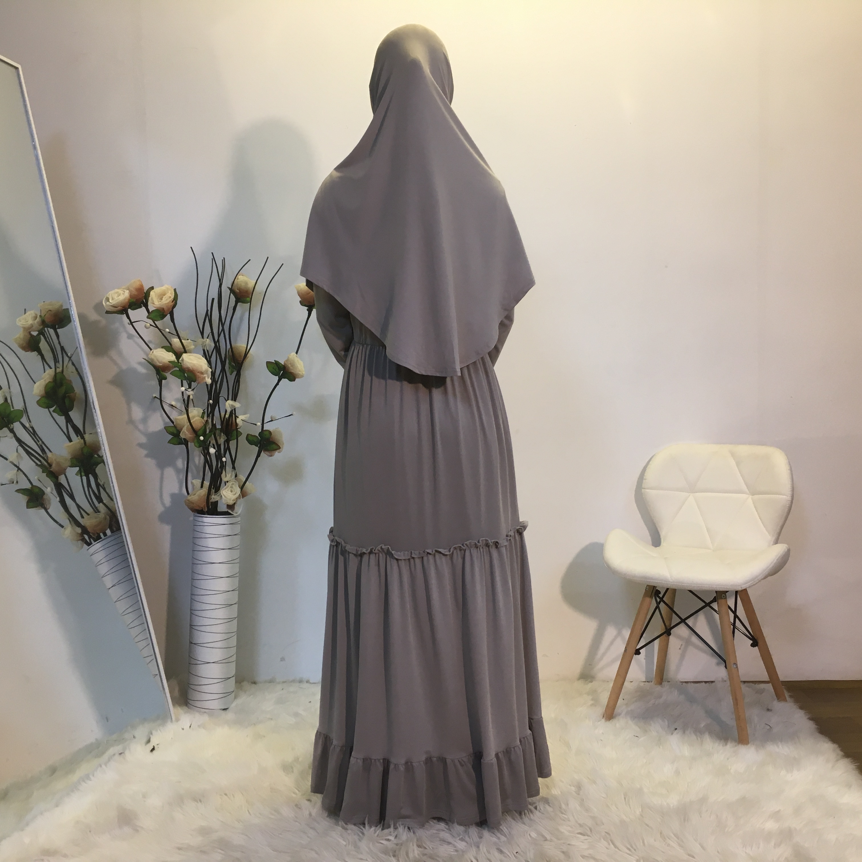 Gray (With hijab hat)