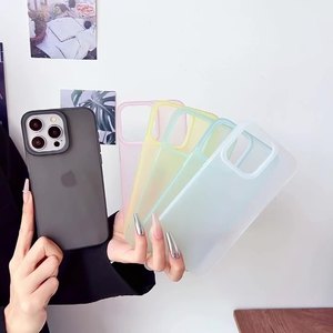 Per <span class=keywords><strong>iPhone</strong></span> 16 Pro caso TPU candy color custodia per telefono cellulare per <span class=keywords><strong>iPhone</strong></span> 16 <span class=keywords><strong>Plus</strong></span> 16 Pro Max <span class=keywords><strong>Cover</strong></span> <span class=keywords><strong>trasparente</strong></span> antiurto - Product Image 2