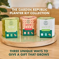 Kit Penanaman Mint Garden Republic Non GMO dengan Pot dan Media Tanam