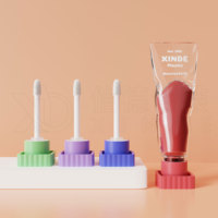 Tube cosmétique de luxe en PETG de 5 ml avec logo personnalisé XINDE, pour lotion, crème pour les yeux, baume liquide pour le contour, gloss à lèvres, rouge à lèvres, tube en plastique vide