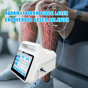 Láser de Diodo Médico de 1470nm y 980nm para EVLT, PLDD, Cirugía Vascular de Venas Varicosas, Seguro para el Cuerpo, Personalizable, 50W, Endovascular - Product Image 2