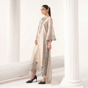 2025 Latest Collection Handmade Embroidered Sequined Pakistani Indian Boutique Women Party <b>Wedding</b> Wear Tassel Lace Knee-Length - Product Image 1