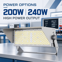 Projecteur LED pour terrain de football à mât haut 200W 240W avec puce Lumileds IP67, éclairage extérieur pour stade de sport et terrain de football
