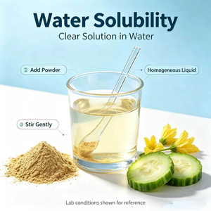 Extracto <span class=keywords><strong>de</strong></span> Luffa Dispersable en Agua <span class=keywords><strong>de</strong></span> Alta Pureza, Polvo <span class=keywords><strong>Vegetal</strong></span> Natural, Materia Prima para Bebidas Sólidas, Fórmulas Botánicas - Product Image 4