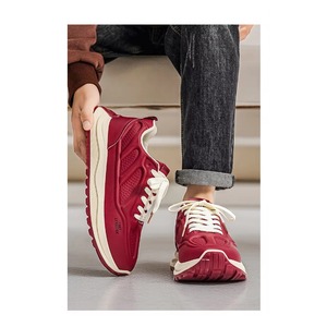 Retro Color Block Men's Sneakers Thick Sole Walking <b>Style</b> <b>Shoes</b> Lightweight Cushioning Platform Sneakers for Urban Walking - Product Image 1