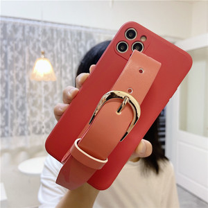 Instahot — coque de téléphone apple en cuir TPU souple, étui à poignet pour iPhone 12 <span class=keywords><strong>Pro</strong></span>, 11 <span class=keywords><strong>Pro</strong></span>, XS Max, XR, X, 6S, 7, 8 plus, <span class=keywords><strong>SE</strong></span> 2020 - Product Image 4