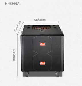 ระบบเสียงพกพา H-8300 พร้อมซับวูฟเฟอร์ 18 นิ้ว, ไดรเวอร์เสียงกลาง 8 ตัว และลำโพงไลน์อาร์เรย์แบบทวีตเตอร์ฮอร์น 4 ตัว - Product Image 4