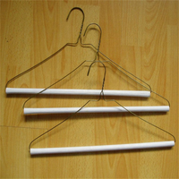 Cintre doré pour pantalons, 16 pouces, en fil métallique, cintre rigide pour vêtements