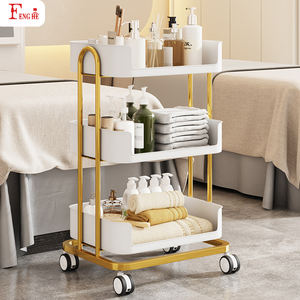 Troli Penyimpanan 3 Tingkat W-x394 Multi Beauty <span class=keywords><strong>Salon</strong></span> Equipment Spa Tray Desain Multi-Warna untuk Rumah & <span class=keywords><strong>Salon</strong></span> - Product Image 5